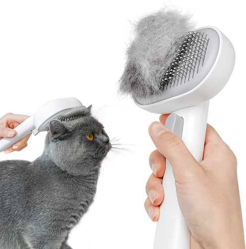 Cat Brush with Release Button