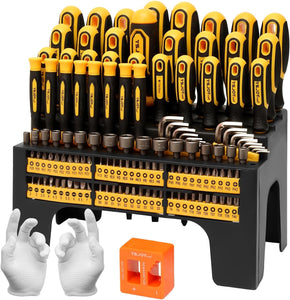 131-Piece Magnetic Screwdriver Set