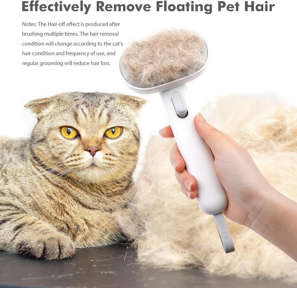 Cat Brush with Release Button